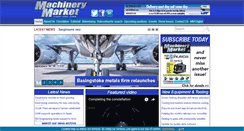 Desktop Screenshot of machinery-market.co.uk