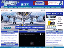 Tablet Screenshot of machinery-market.co.uk